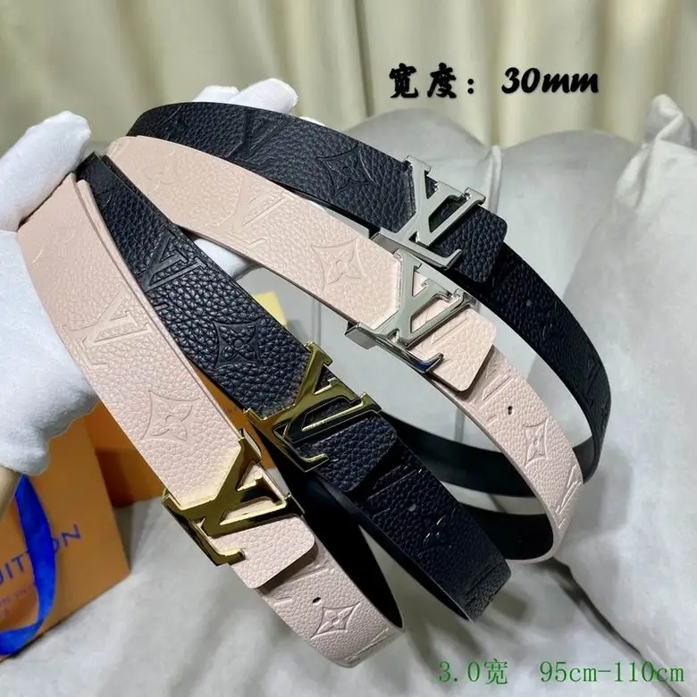 LV Belt 30mmX95-110cm 7D67